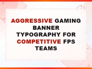 Aggressive Gaming Banner Fonts for Competitive Fps Esports Teams