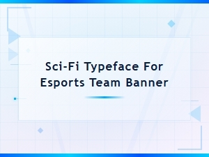 Futuristic Sci-Fi Fonts for Esports Team Banners and Gaming Graphics